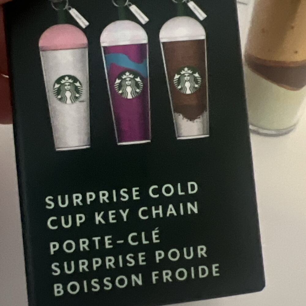 Starbucks Mini Cold Cup Keychain Cocoa Gold Limited Edition Spring ‘25 Blind Box - Picture 11 of 11